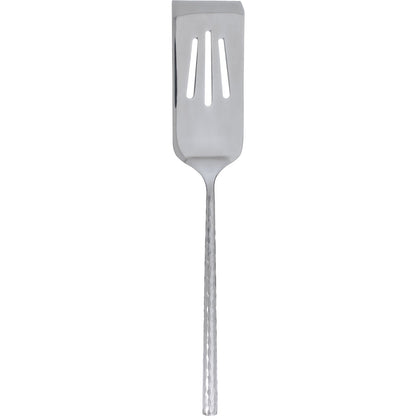 Carlisle 60204 12" Terra Pie Server - Hammered Mirror Finish - 400 Series Stainless