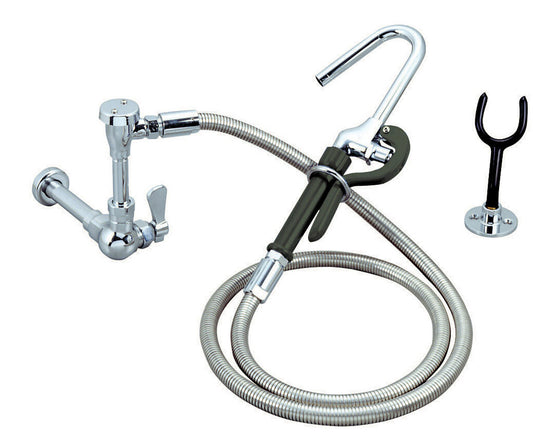 BK Resources BKF-SSMPF-G Optiflow Utility Spray, Splash/Wall Mount, Single Valve, Remote Valve