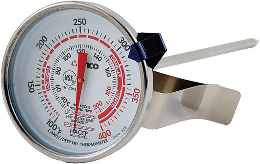 Winco TMT-CDF2 2" Dial Deepfry/Candy Thermometer