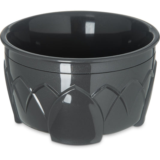 Carlisle DX530044 9 oz Graphite Grey Polypropylene Fenwick Bowl