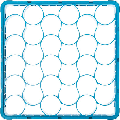 Carlisle REW30S14 Carlisle Blue 30 Compartment Polypropylene OptiClean NeWave Short Glass Rack Extender