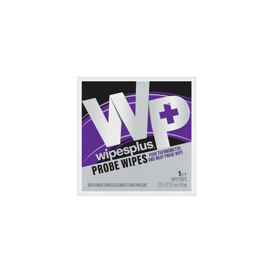 WipesPlus 35084 White Probe Wipe, Sachets (10/100s)