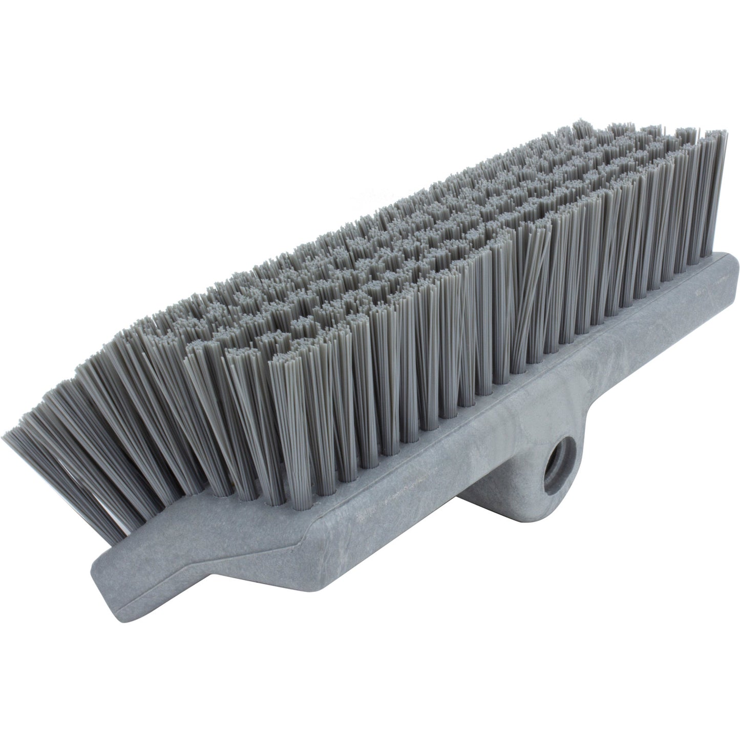 Carlisle 40423EC23 10" Gray Color Coded Bi-Level Scrub Brush