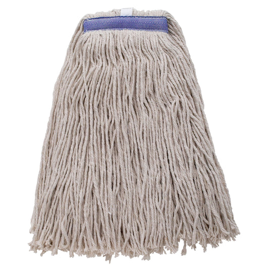 Winco MOP-24WC 24oz. White Yarn Mop Head, Cut Head