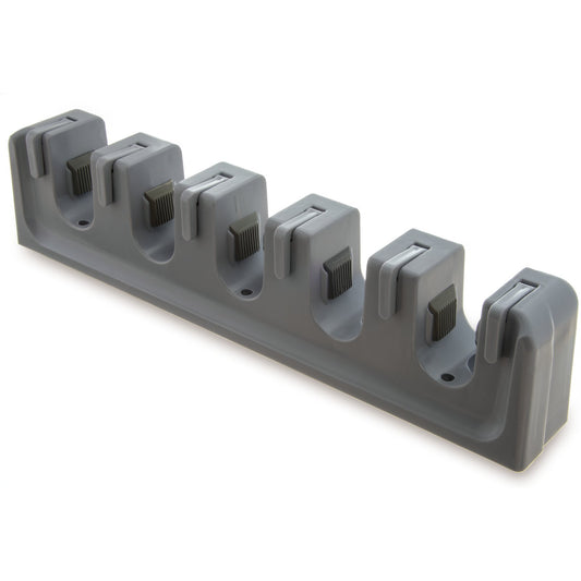 Carlisle 4073700 16.5" Gray Roll 'N Grip Roll ’N Grip Plus Broom & Brush Holder