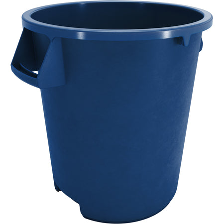 Sparta 84101014 10 Gallon Blue Round Polyethylene Bronco Waste Bin Trash Container