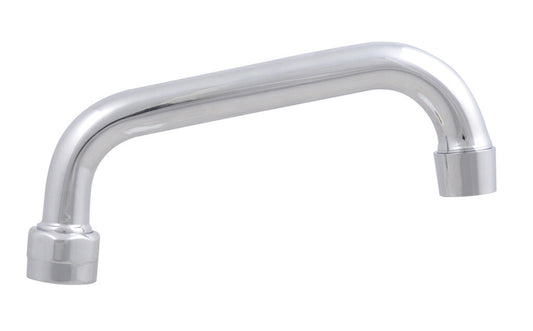 BK Resources EVO-SPT-6 6" Stainless Steel Evolution Series Swing Spout, 2.0 GPM Flow Rate