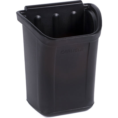Carlisle CC11TH03 7 Gallon Black Polyethylene Bussing Cart Trash Bin