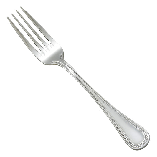 Winco 0036-05 Deluxe Pearl Dinner Fork, 18/8 Extra Heavyweight