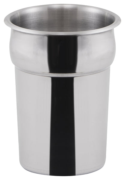 Winco INS-2.5 2.5 Qt. Stainless Steel Inset