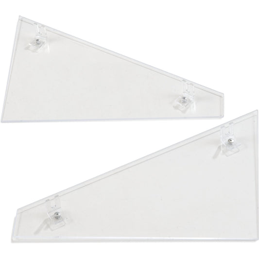 Carlisle 905107 Clear Single Single End Panel for Sneeze Guard