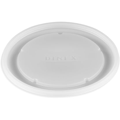 Dinex DX11868714 5" Translucent Classic Lid Fits DX1186 12 oz Bowls (1000/cs)