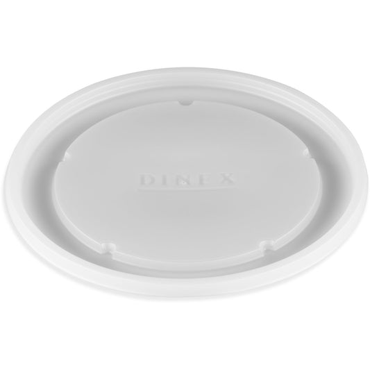 Dinex DX11868714 5" Translucent Classic Lid Fits DX1186 12 oz Bowls (1000/cs)