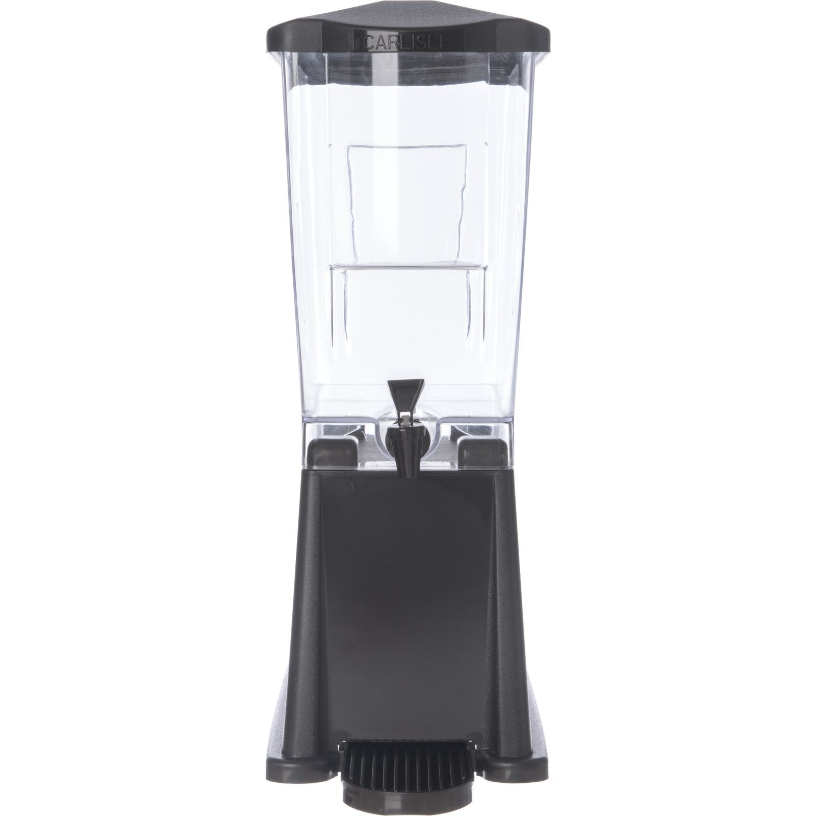 Carlisle 1085203 3.5 Gallon Black TrimLine Economy Beverage Dispenser