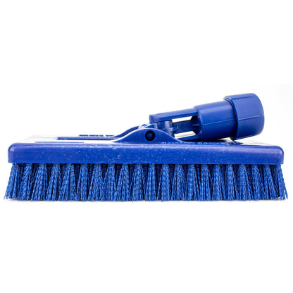 Carlisle 3638831EC14 8" Blue Color Code Swivel Scrub Brush