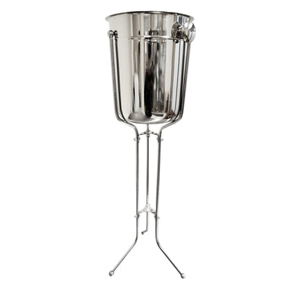 Omcan 80838 Chrome-coated Wine Bucket Folding Stand for 8 Qt Wine Buckets