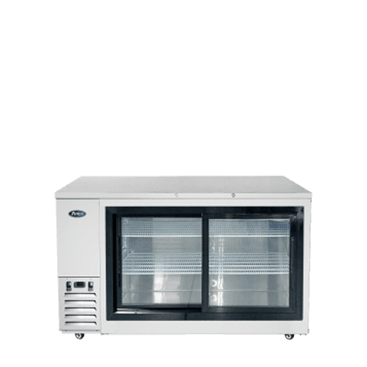 Atosa SBB69SGGR-AUS1 69" Sliding Glass Door Back Bar Cooler