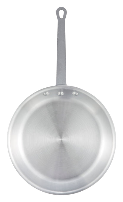 Winco AFP-8S 8" Aluminum Majestic Fry Pan, Satin Finish