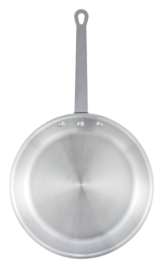 Winco AFP-8S 8" Aluminum Majestic Fry Pan, Satin Finish