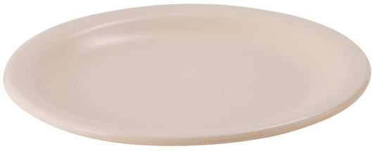 Winco MMPR-6 6-3/8" Tan Melamine Plates