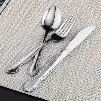 Winco 0004-05 Elegance Dinner Fork, 18/0 Heavyweight