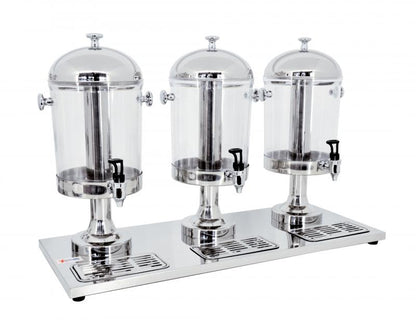 Omcan 19480 24 Qt Triple Ice-Cooled Juice Dispenser