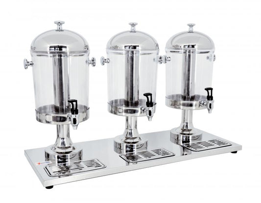 Omcan 19480 24 Qt Triple Ice-Cooled Juice Dispenser