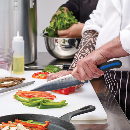 Winco KSTK-100 10" SofTek Cook's Knife, Soft Grip Handle