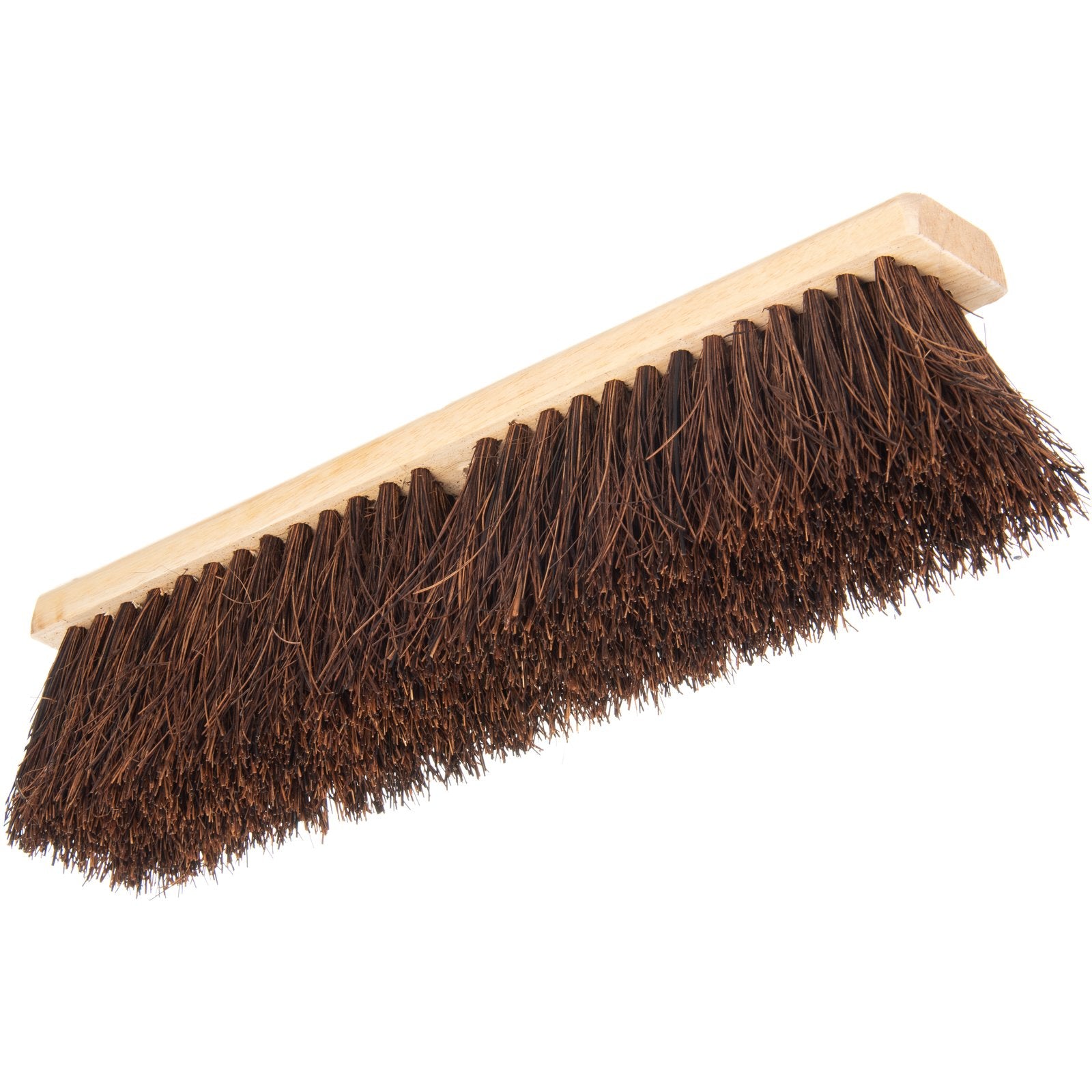 Carlisle 3621911800 18" Flo-Pac Hardwood Block Heavy Floor Garage Sweep Head with Palmyra Bristle