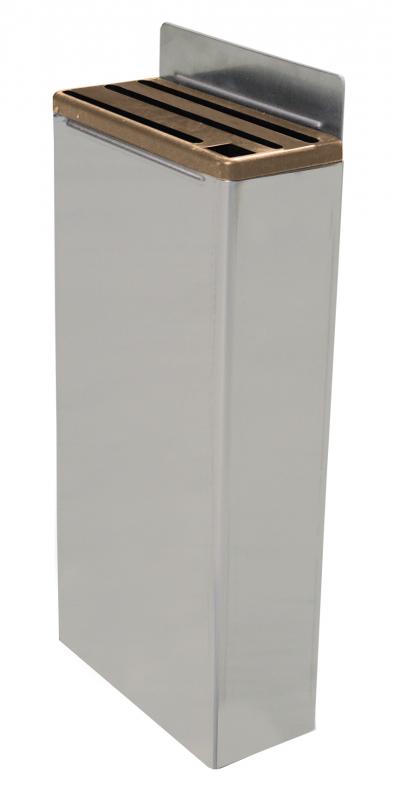 Omcan 12920 Extra Small Stainless Steel Knife Rack with Tan Plastic Insert