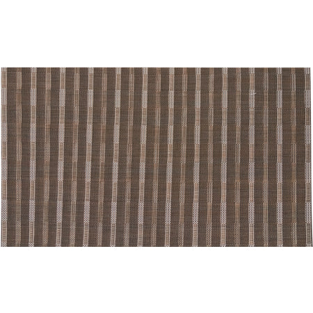 Carlisle PMBEI096 12" x 16" Mocha Vinyl Cityscape Placemat