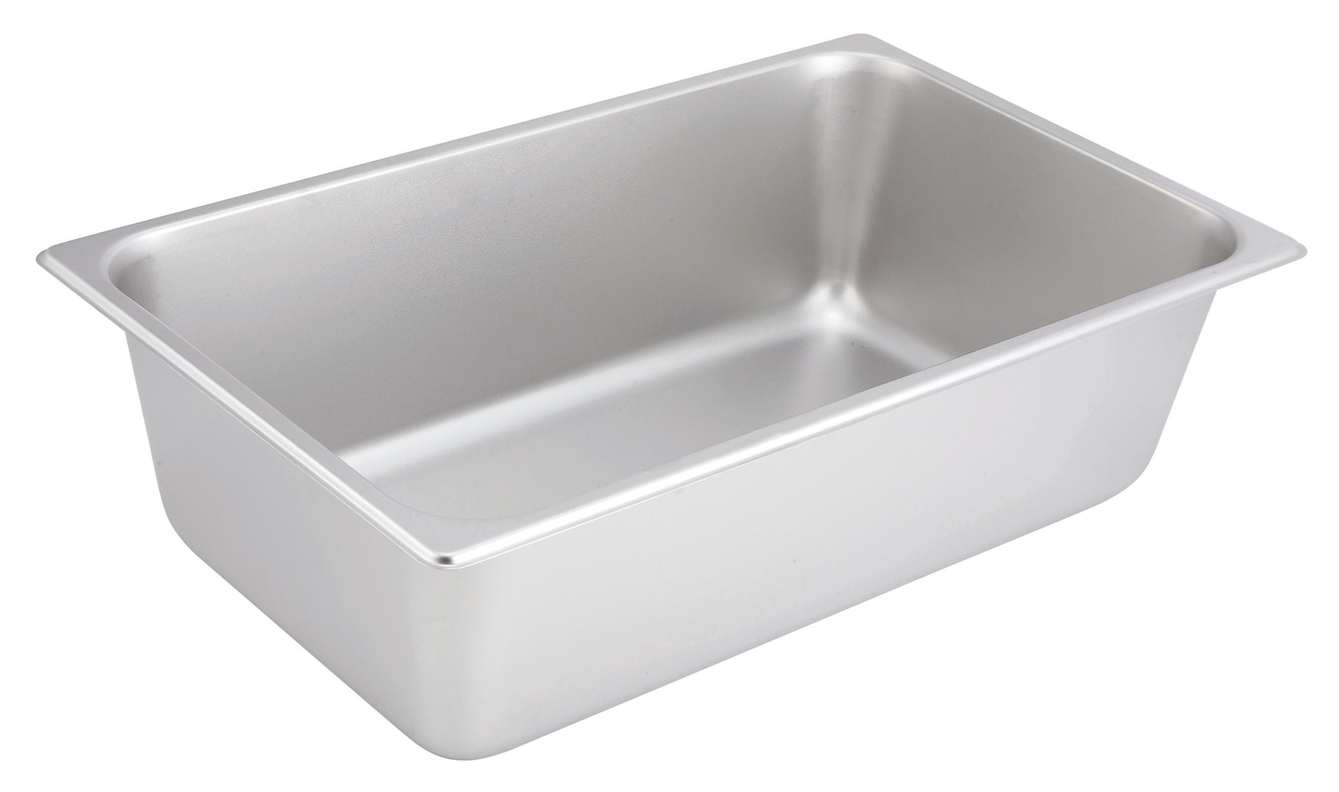 Winco SPF6 Full-size Stainless Steel Straight-sided Steam Pan, 6" Deep