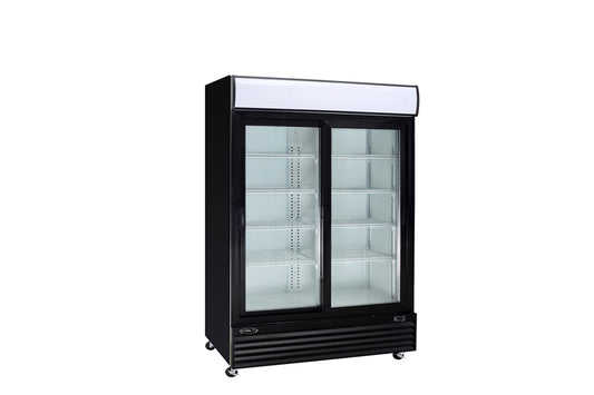 Kool-It KGM-36 45" Double Glass Door Merchandiser Refrigerator
