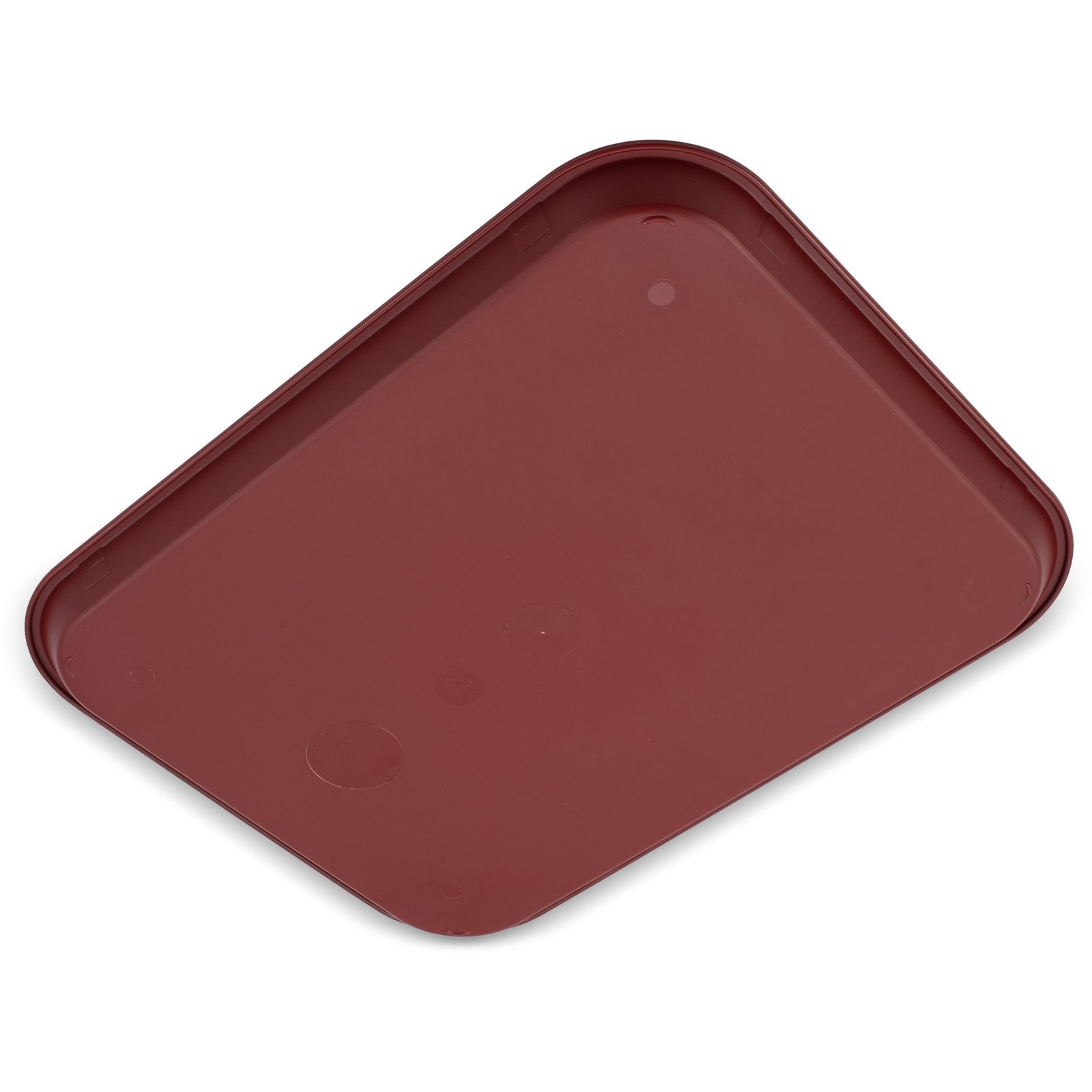 Carlisle CT141861 14" x 18" Burgundy Cafe Fast Food Cafeteria Tray