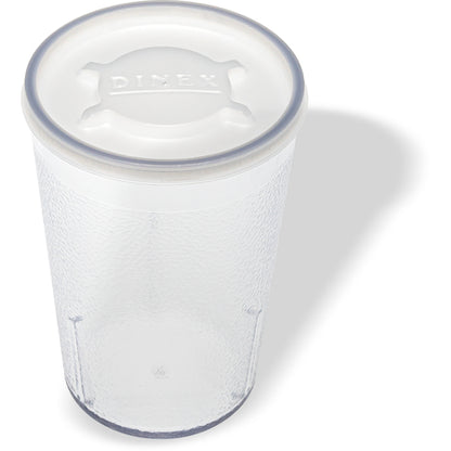 Carlisle 552607 8 oz Clear SAN Stackable Plastic Tumbler