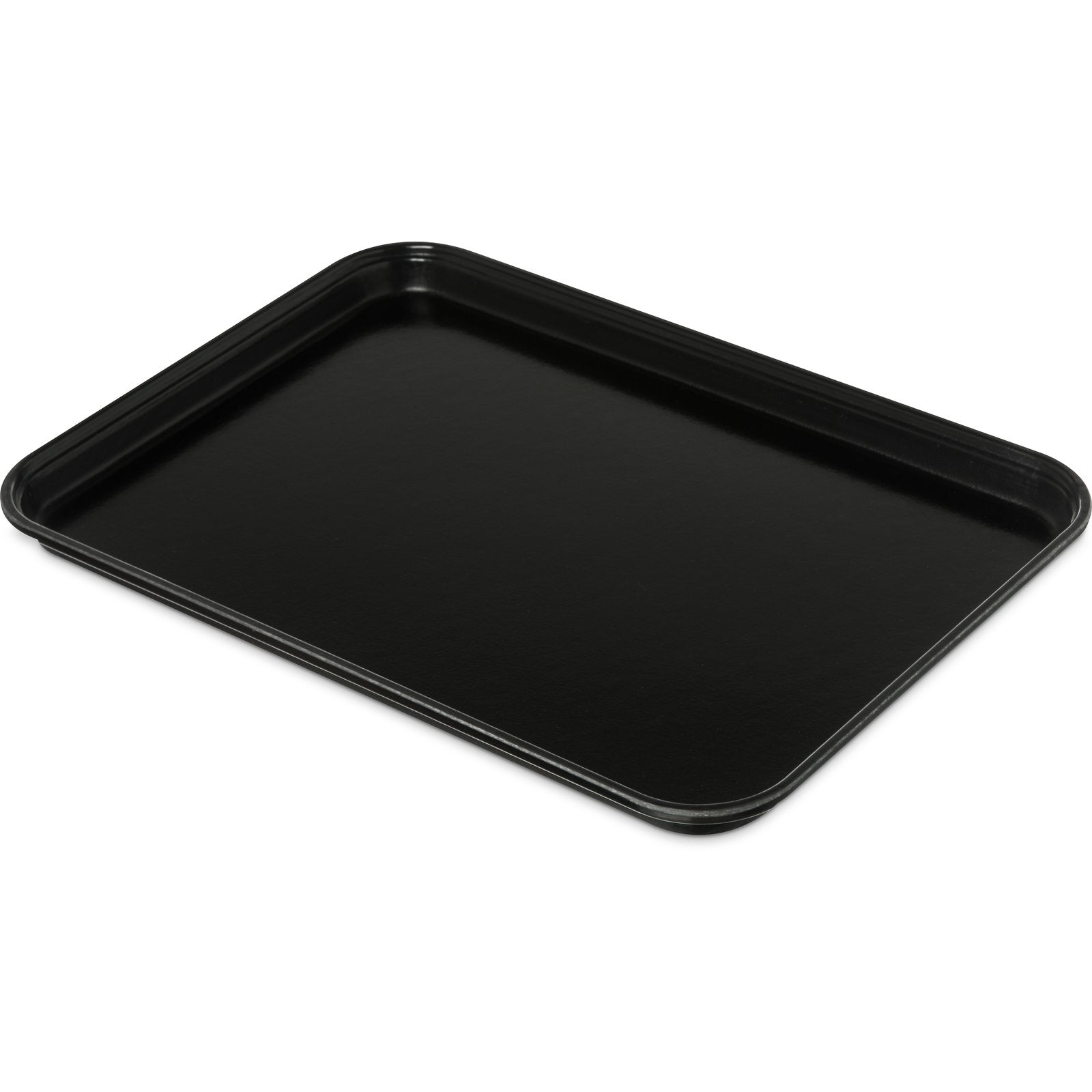 Carlisle 1318FMT309 17 3/4" x 12-3/4" x 1" Ebony Fiberglass Market Tray
