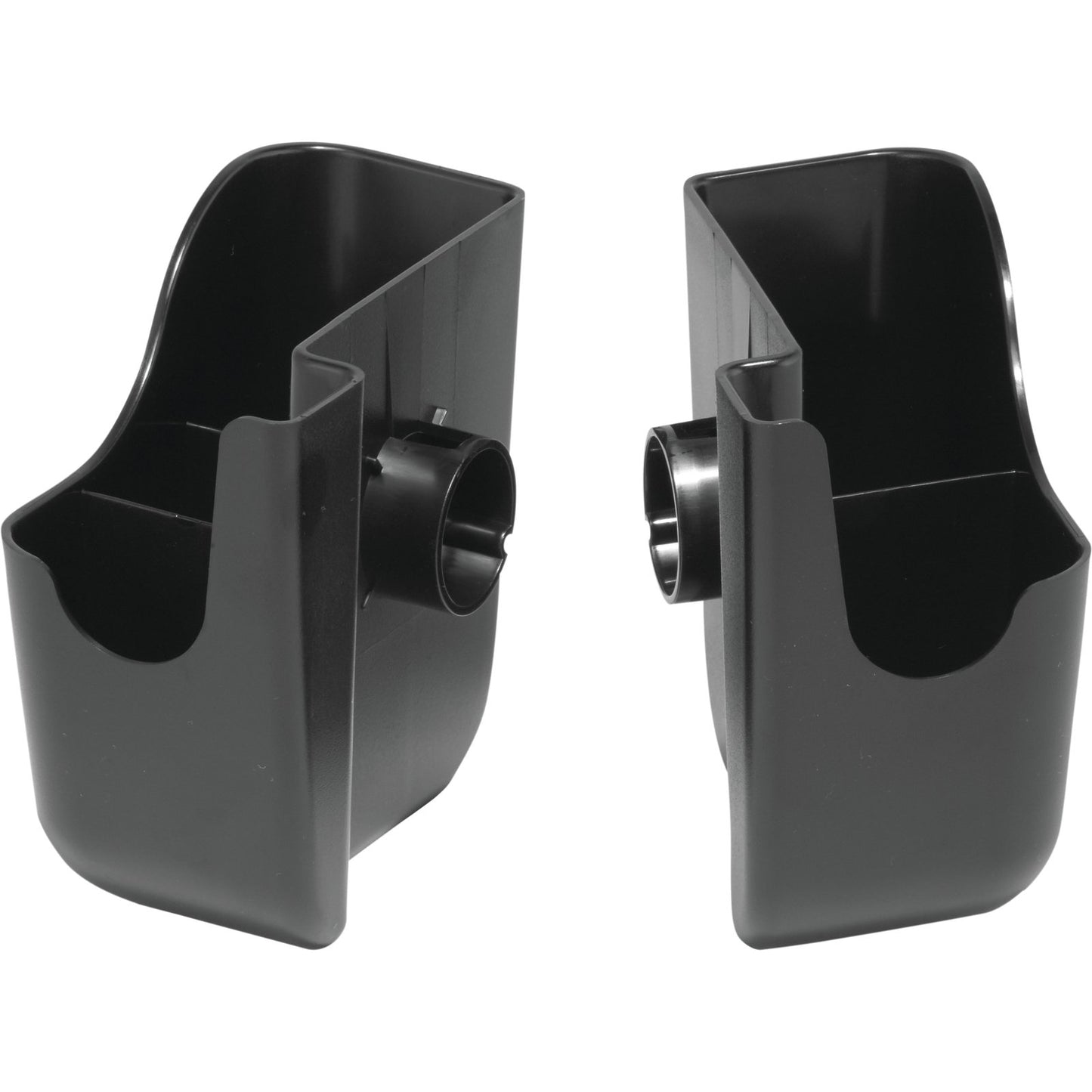 San Jamar BD100S Black Dome Garnish Caddies - Left & Right