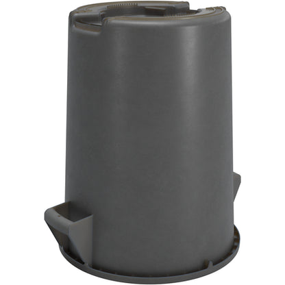 Sparta 84102023 20 Gallon Gray Round Polyethylene Bronco Waste Bin Trash Container