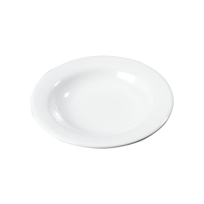 Carlisle 3303402 11 oz White Sierrus Melamine Pasta Soup Salad Bowl