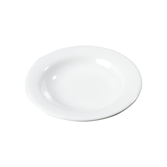 Carlisle 3303402 11 oz White Sierrus Melamine Pasta Soup Salad Bowl