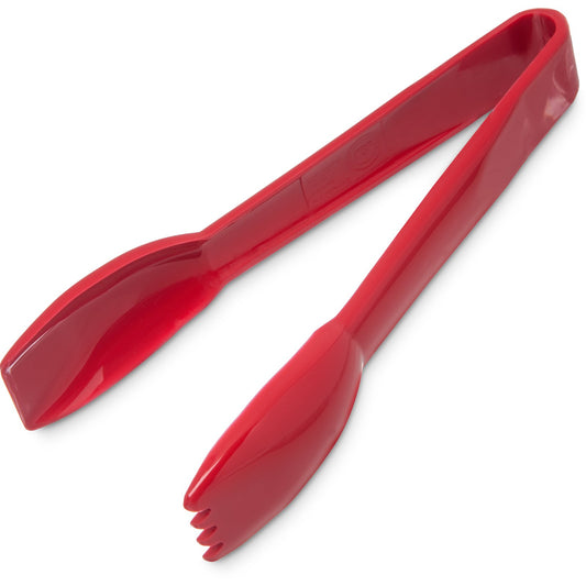 Carlisle 460605 6.25" Red Carly Salad Tong