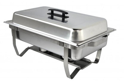 Omcan 31354 8.5 L / 9 Qt Chafing Dish with Foldable Legs