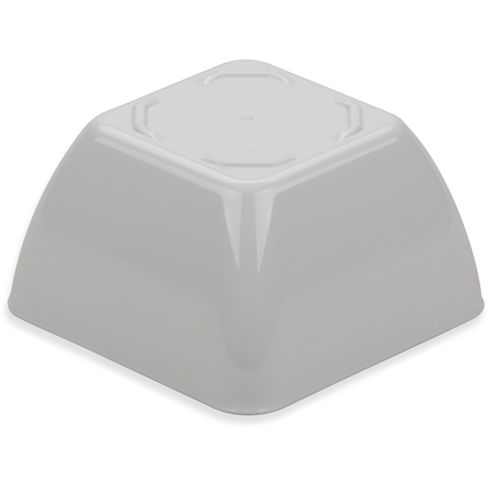 Dinex DXSB1202 12 oz White Square SAN Bowl (48/cs)