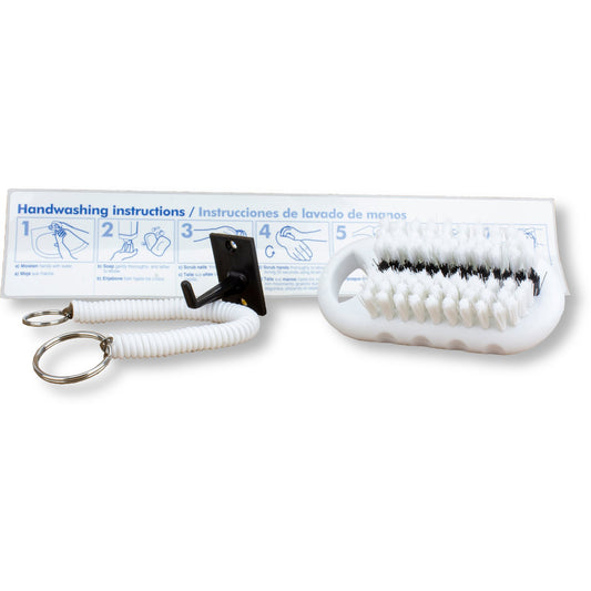 Carlisle 40021EC02 White Hand and Nail Brush Kit