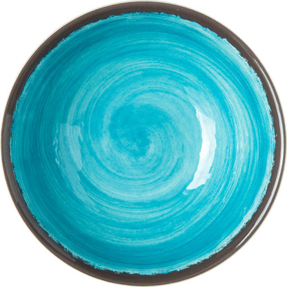 Carlisle 5400515 17 oz Aqua Mingle Melamine Small Bowl