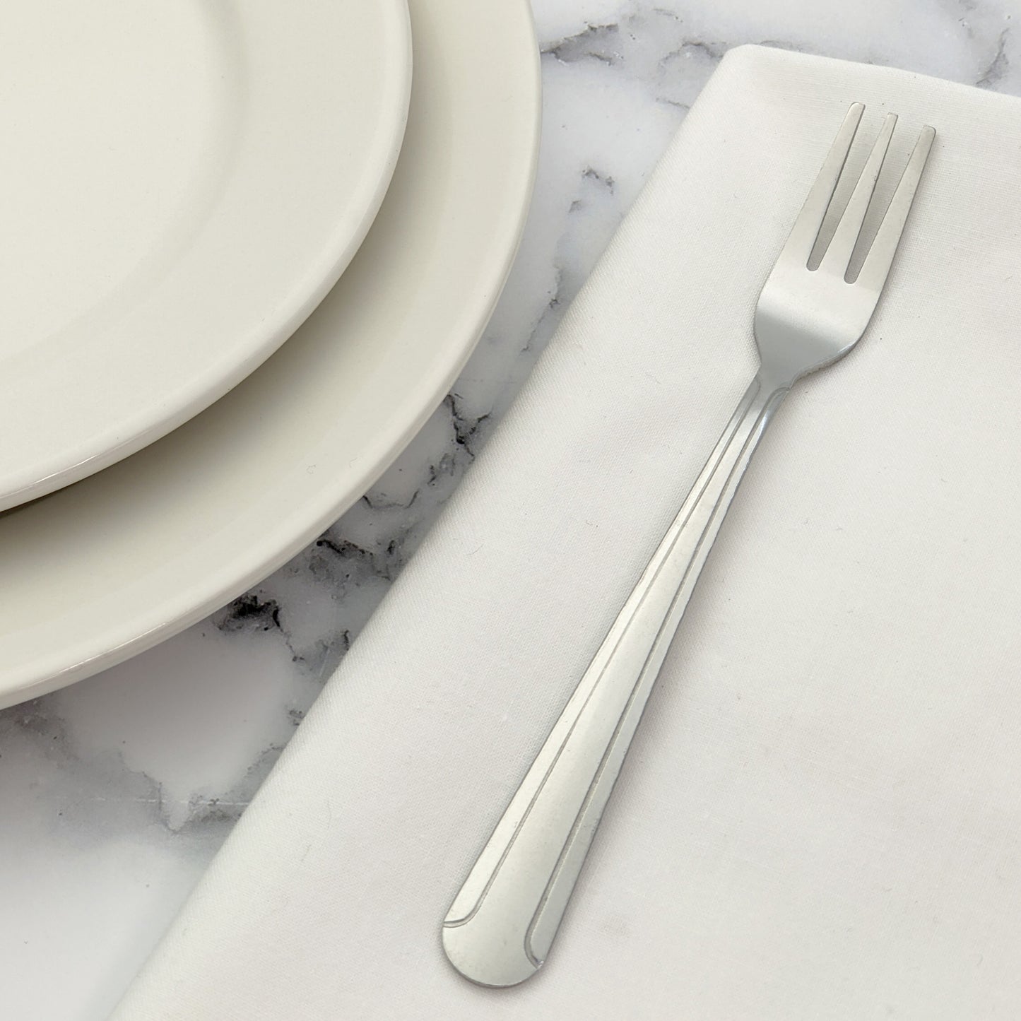 Winco 0001-07 Dominion Oyster Fork, 18/0 Medium Weight