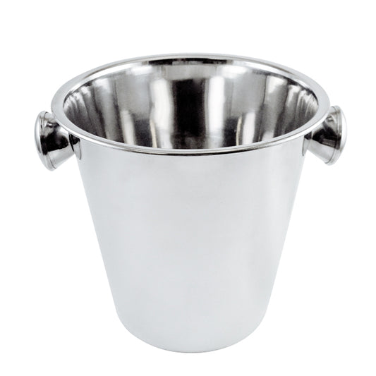 Omcan 80834 4 Qt Stainless Steel Wine Bucket with Knob Handle