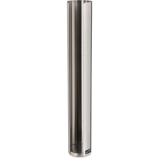 San Jamar L3200 Stainless Steel Wall-Mount Lid Dispenser for 6-10 oz. Cup Lids