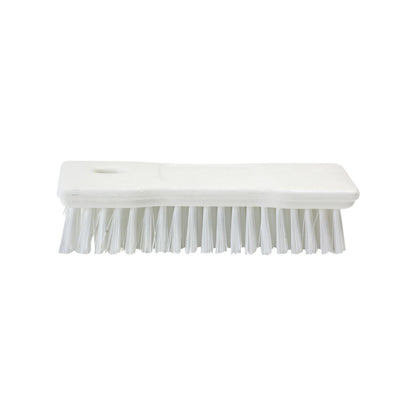 Carlisle 42024EC02 8" White Comfort Grip Hand Scrub Brush