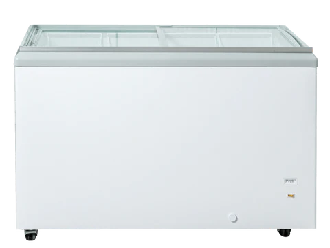 New Air NIF-50-FG 50" Flat Glass Ice Cream Freezer